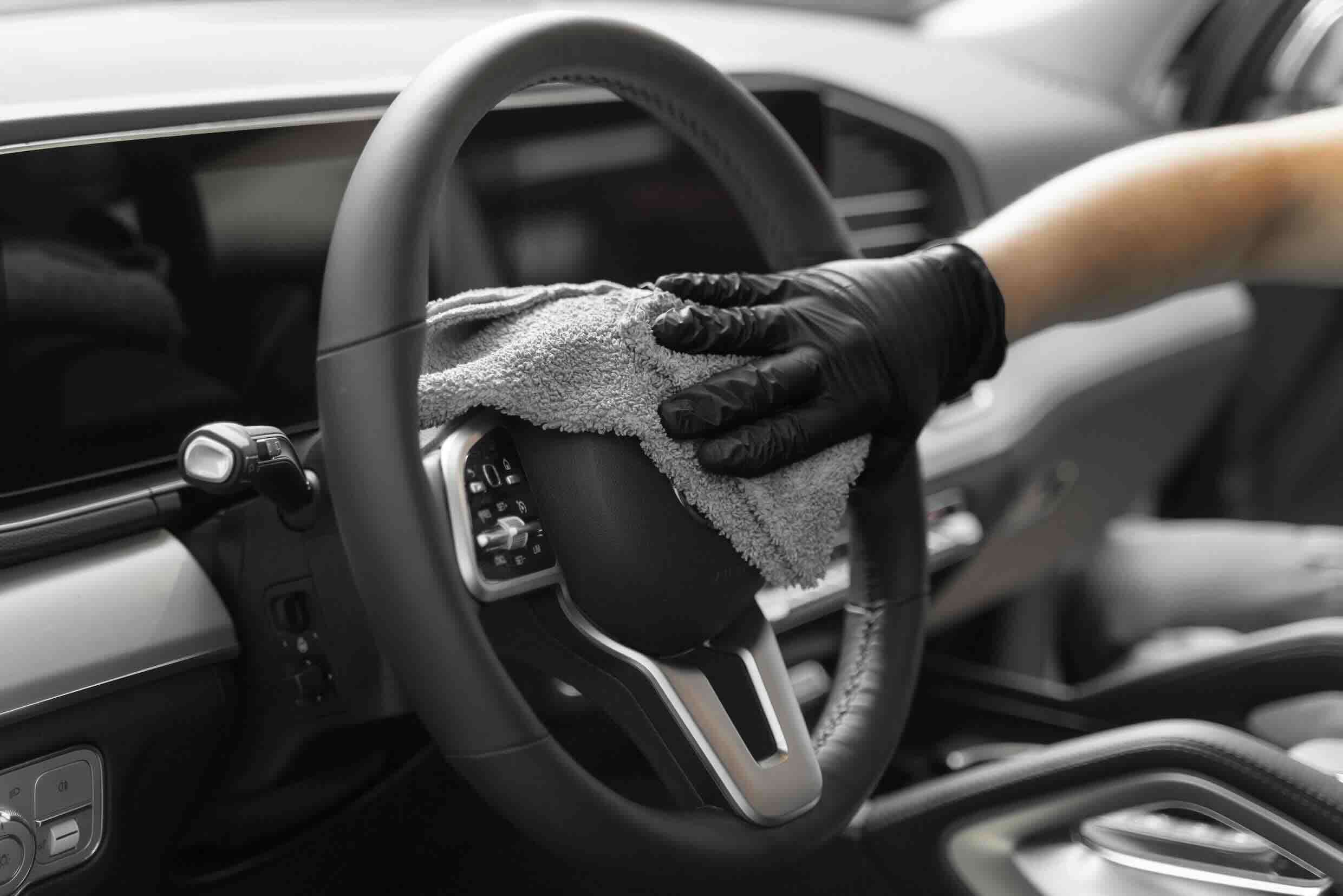 Car interior cleaning
